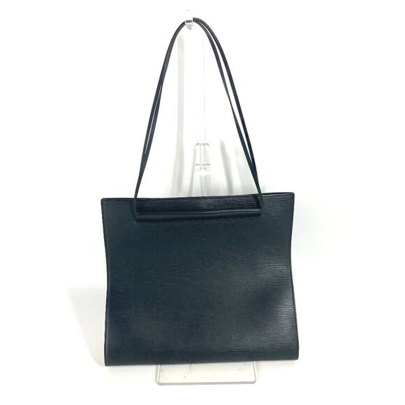 LOUIS VUITTON Black Leather Shoulder Bag - Picture 1 of 13